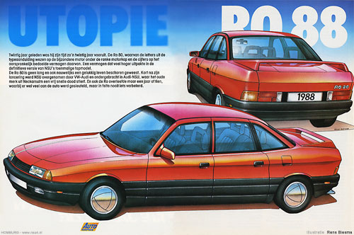 NSU Ro 88 illustratie Rens Biesma