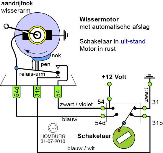 Elektrisch schema wissermotor