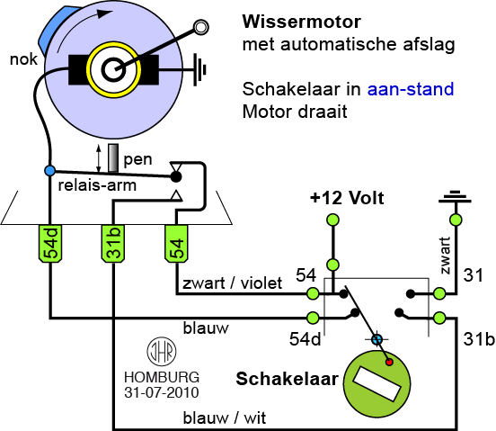 Elektrisch schema wissermotor