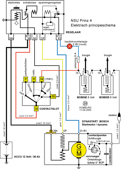 P4 elektrisch schema