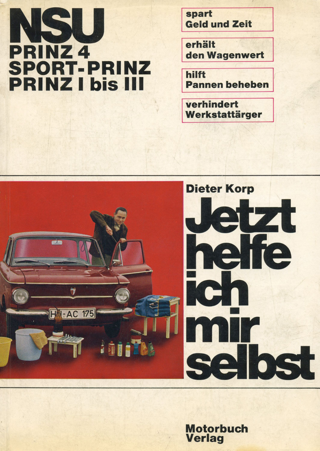 NSU Prinz Spider Automobile Kundendienst Technische Mitteilungen 1960er J. 