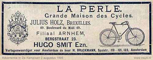 Julius Holz en LA PERLE