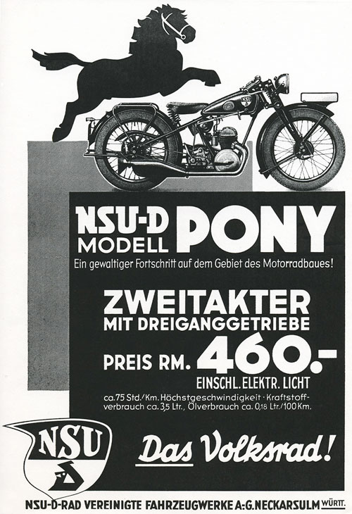 NSU Pony 1934