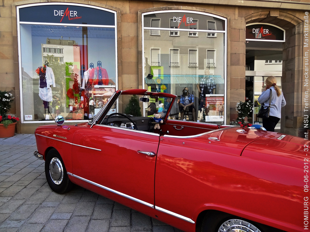 NSU Wankel Spider - Neckarsulm Marktplatz - Diemer