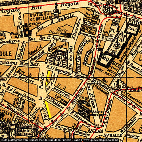 Plattegrond Brussel