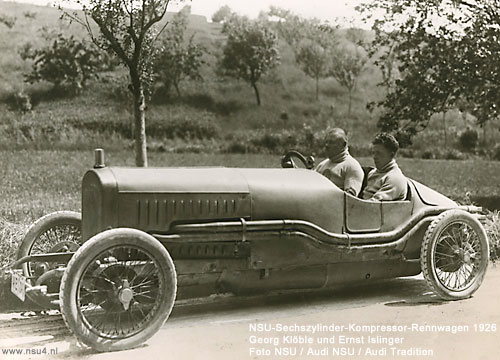 NSU-Sechszylinder-Rennwagen