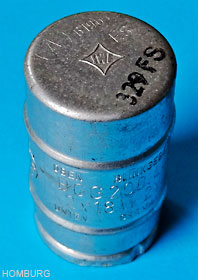 Aluminium can of flasher unit