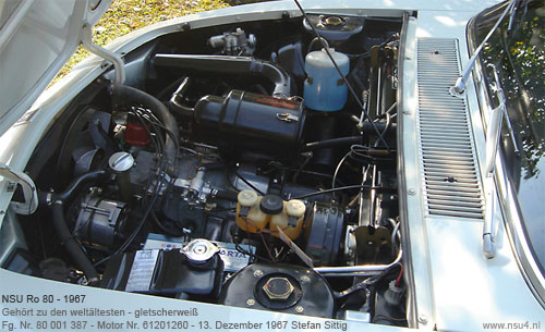 NSU Ro 80 met motor 61201260