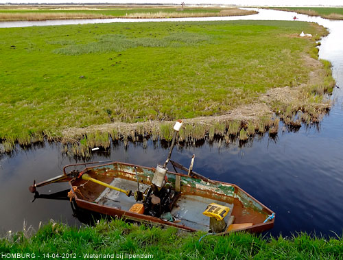 Roeiboot bij Ilpendam